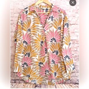 Cafe Marrakesh Floral Patterned Women's Top